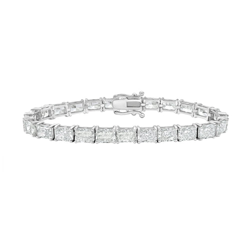 Lab Grown East-West Radiant Diamond Bracelet