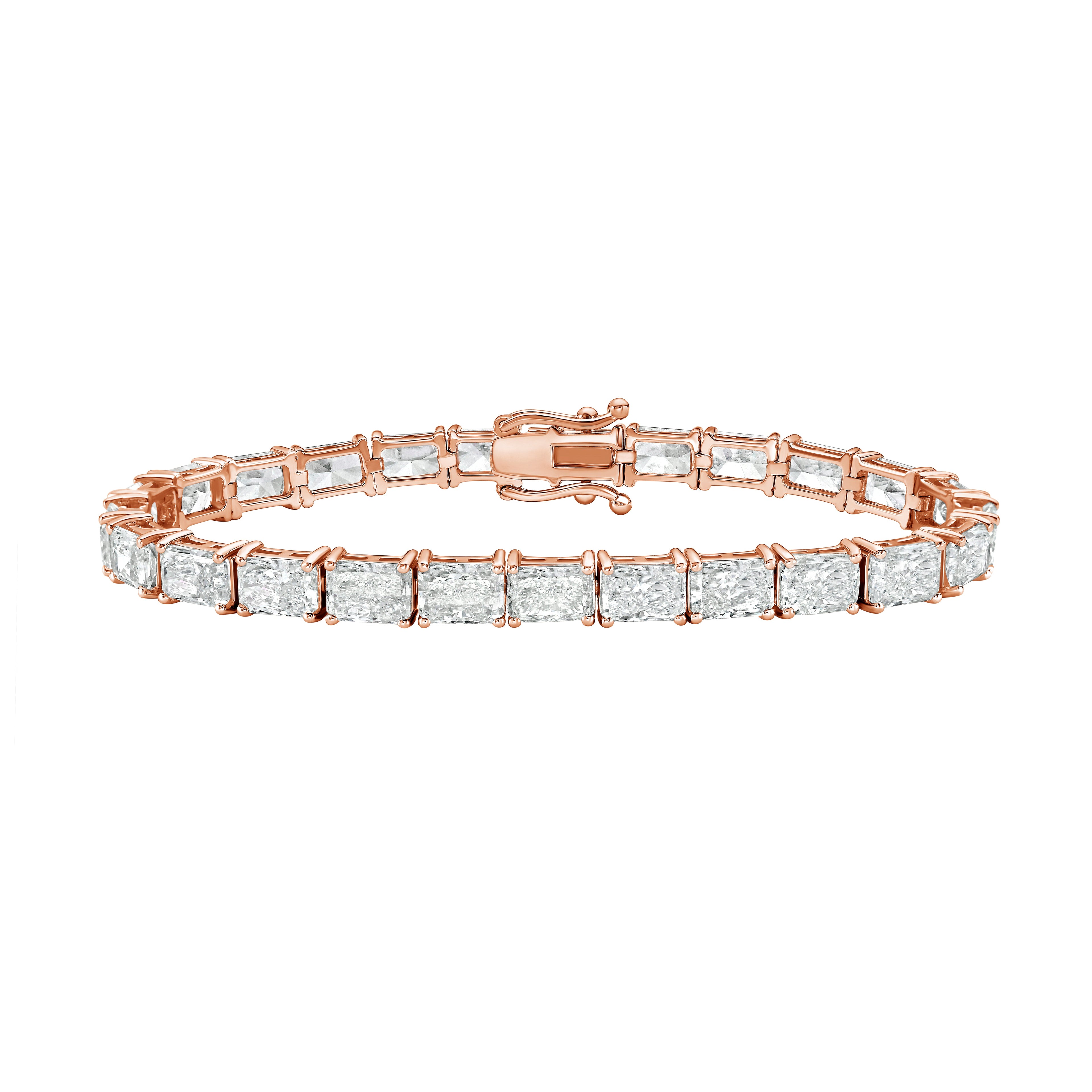 Lab Grown East-West Radiant Diamond Bracelet