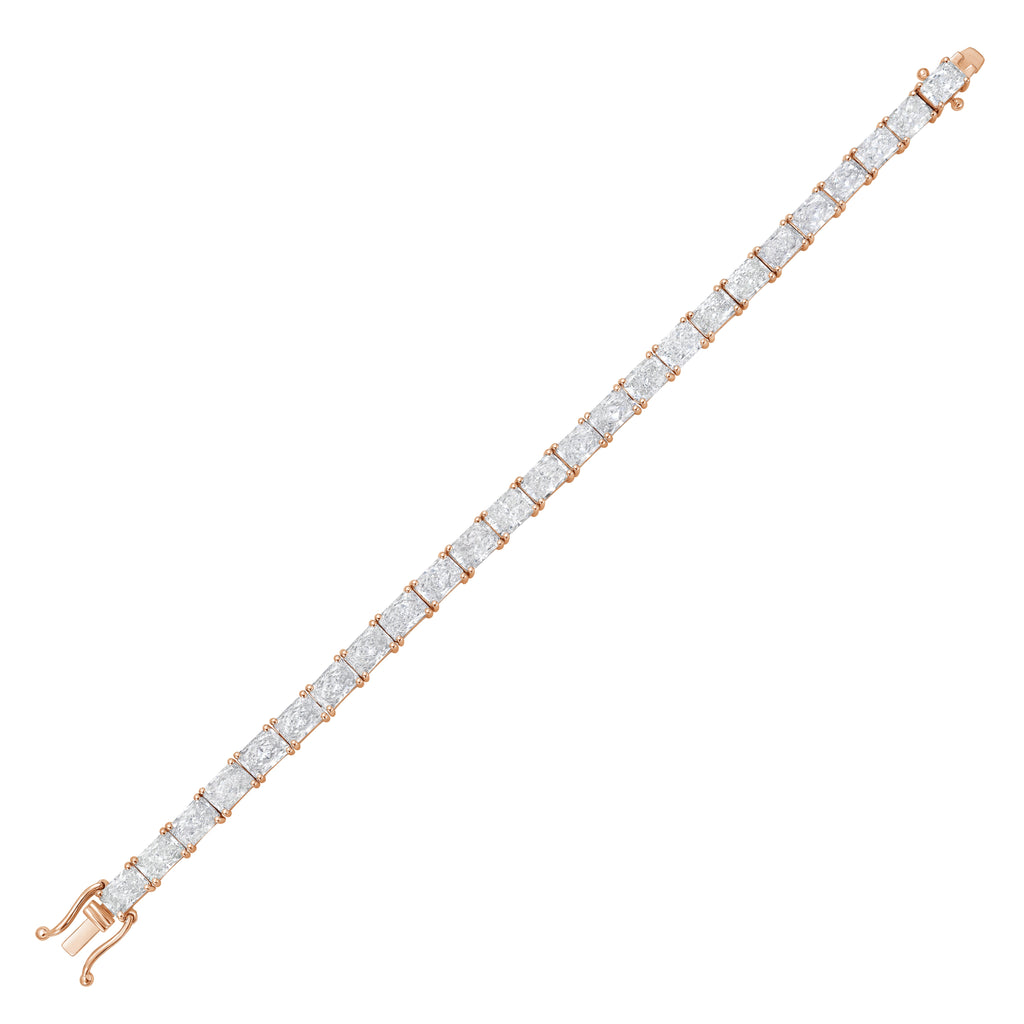 Lab Grown East-West Radiant Diamond Bracelet