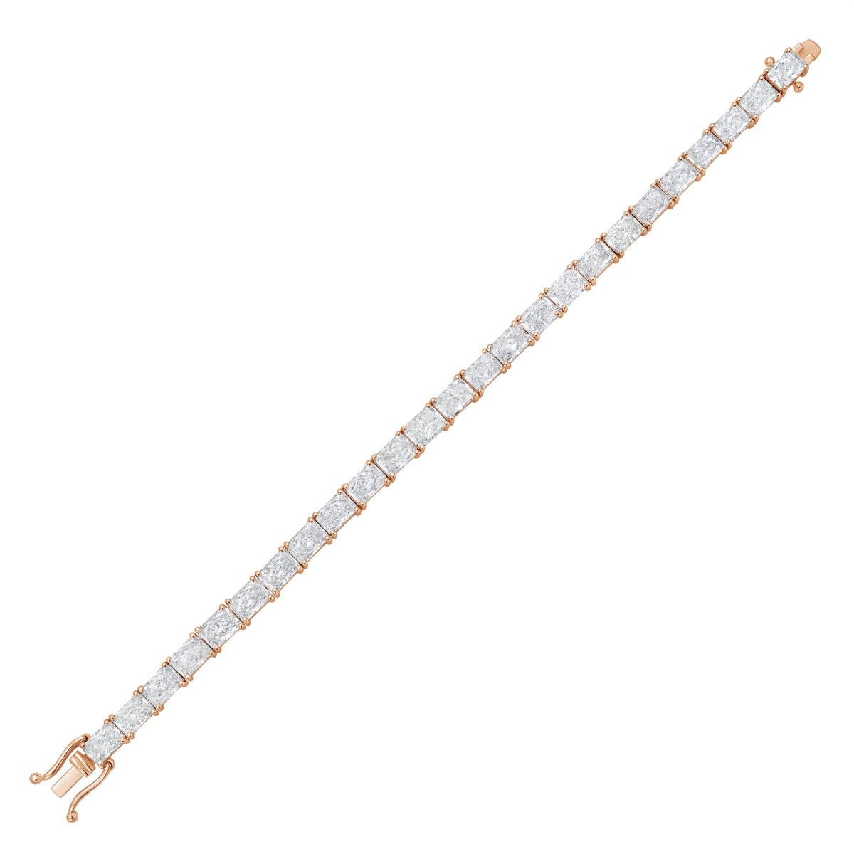 Lab Grown East-West Radiant Diamond Bracelet