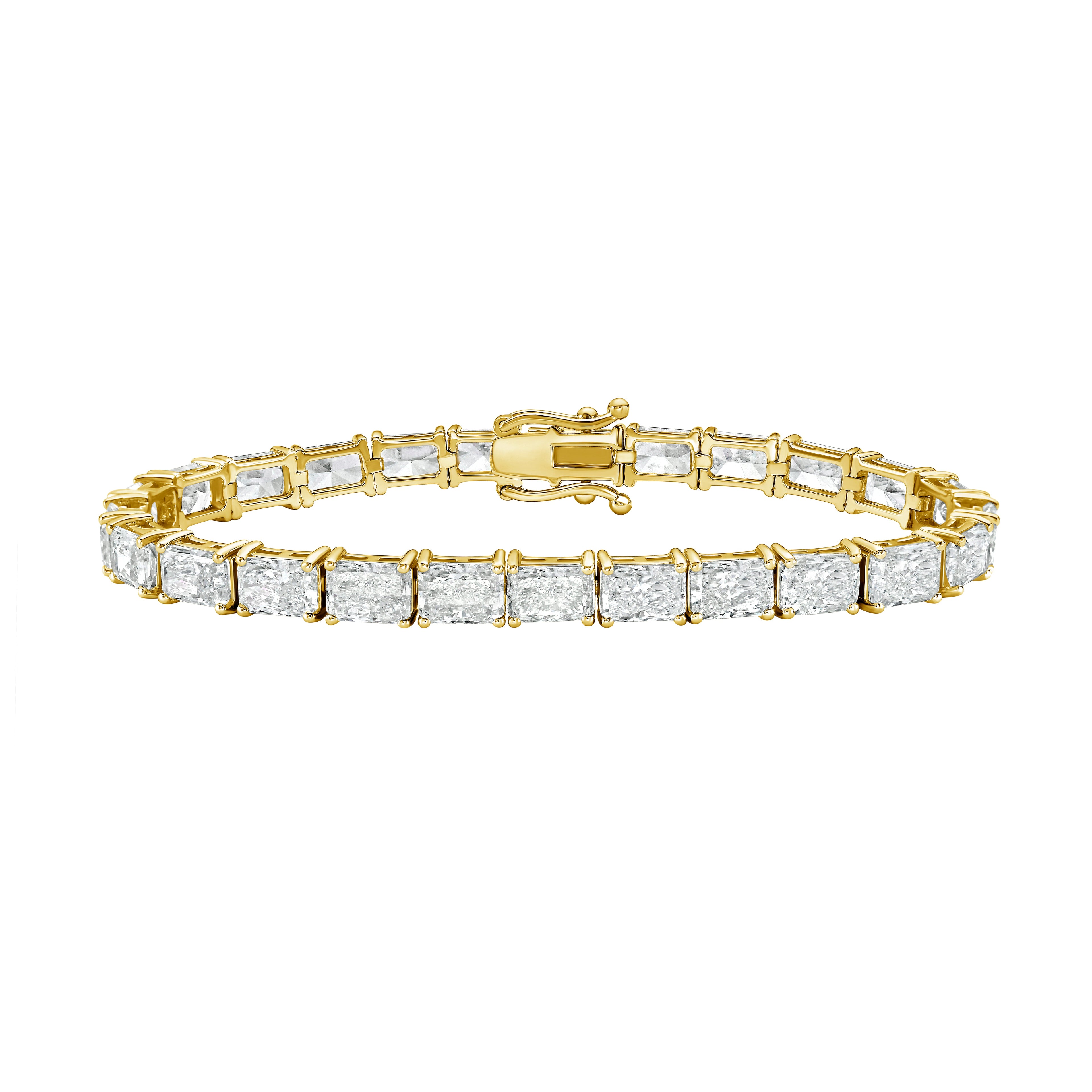 Lab Grown East-West Radiant Diamond Bracelet