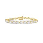 Lab Grown East-West Pear Diamond Bracelet
