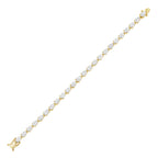 Lab Grown East-West Pear Diamond Bracelet