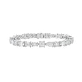Lab Grown Multi-Cut Diamond Tennis Bracelet