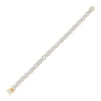 Lab Grown Slanted Radiant Diamond Bracelet