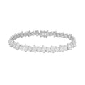 Lab Grown Slanted Radiant Diamond Bracelet