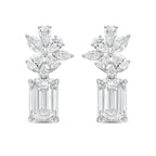 Lab Grown Multi-Cut Diamond Earrings