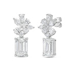 Lab Grown Multi-Cut Diamond Earrings