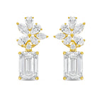 Lab Grown Multi-Cut Diamond Earrings