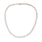 Lab Grown Multi shaped Diamond Necklace