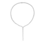 Lab Grown 37cts Lariat Necklace