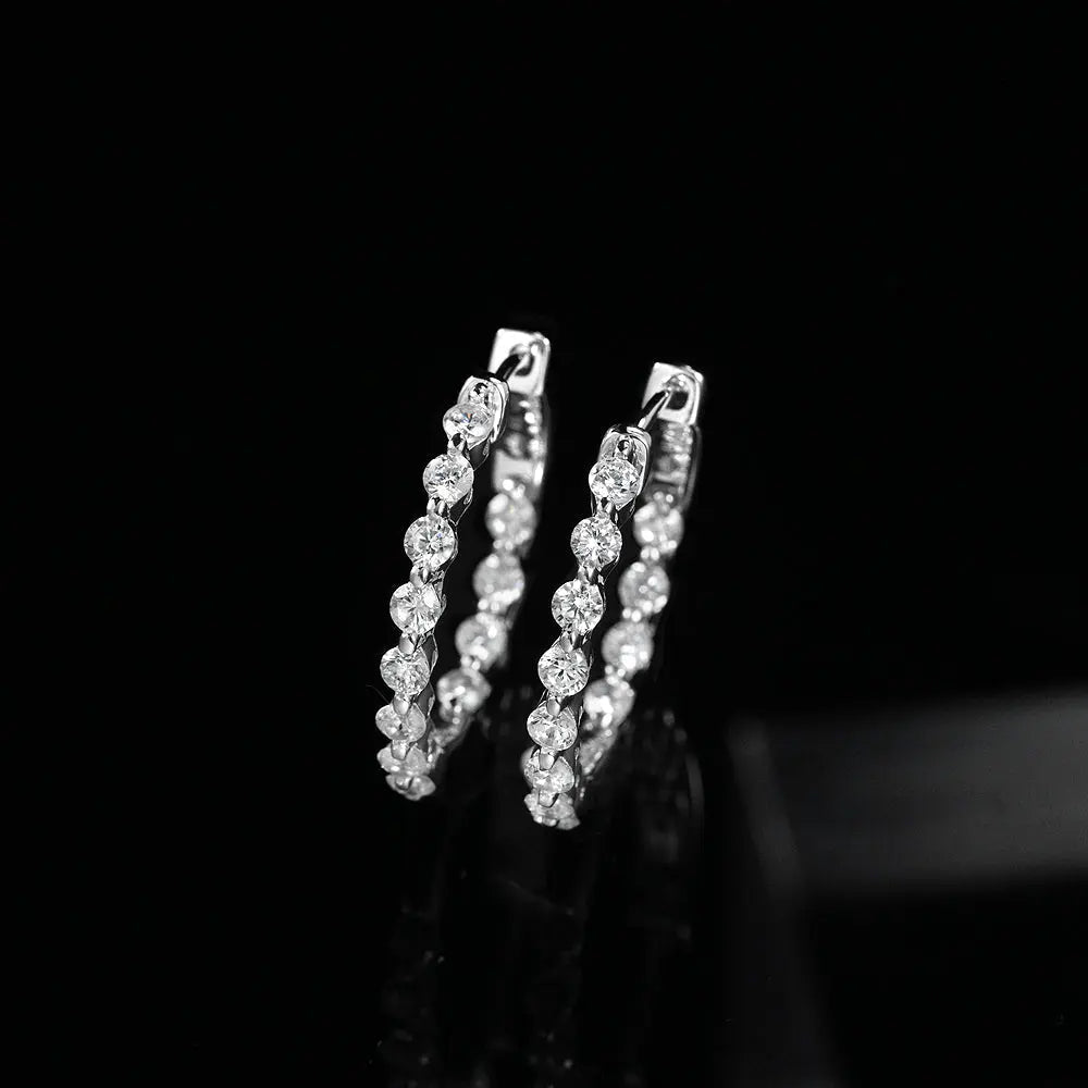 Maddie Hoops in Platinum