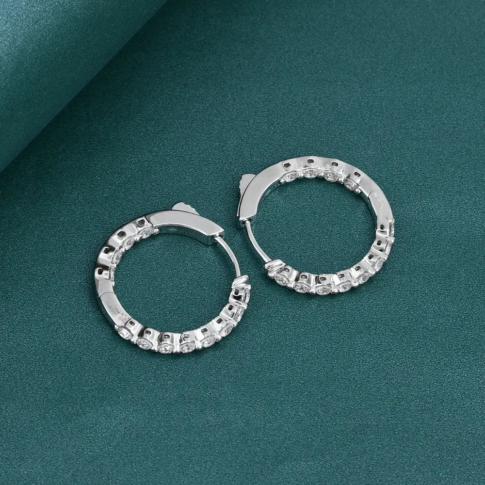 Maddie Hoops in Platinum
