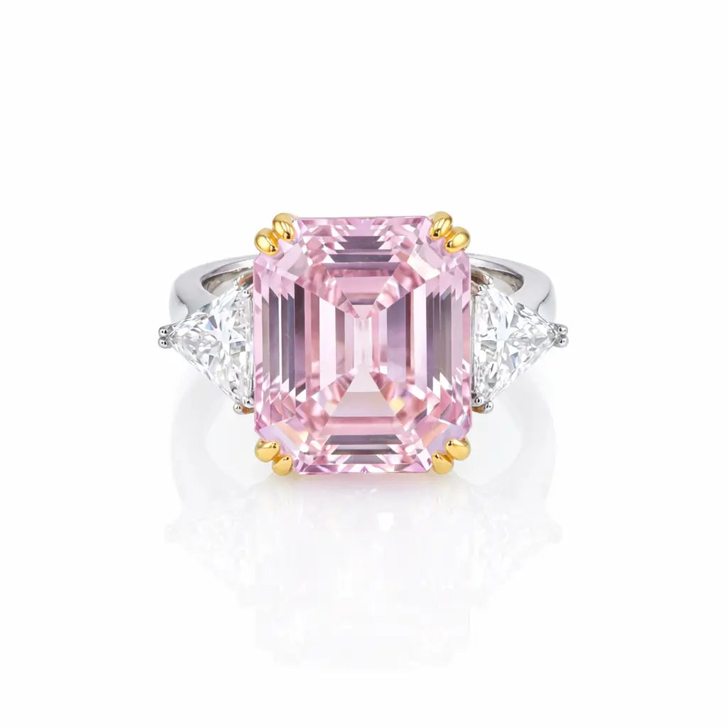 Malibu 12 Carat Argyle Pink Crystalline Ring