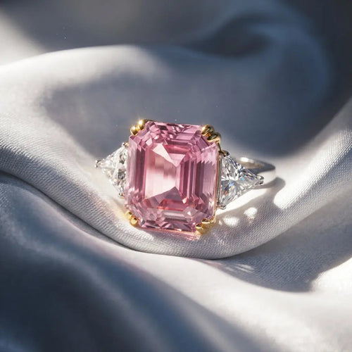 Malibu 12 Carat Argyle Pink Crystalline Ring