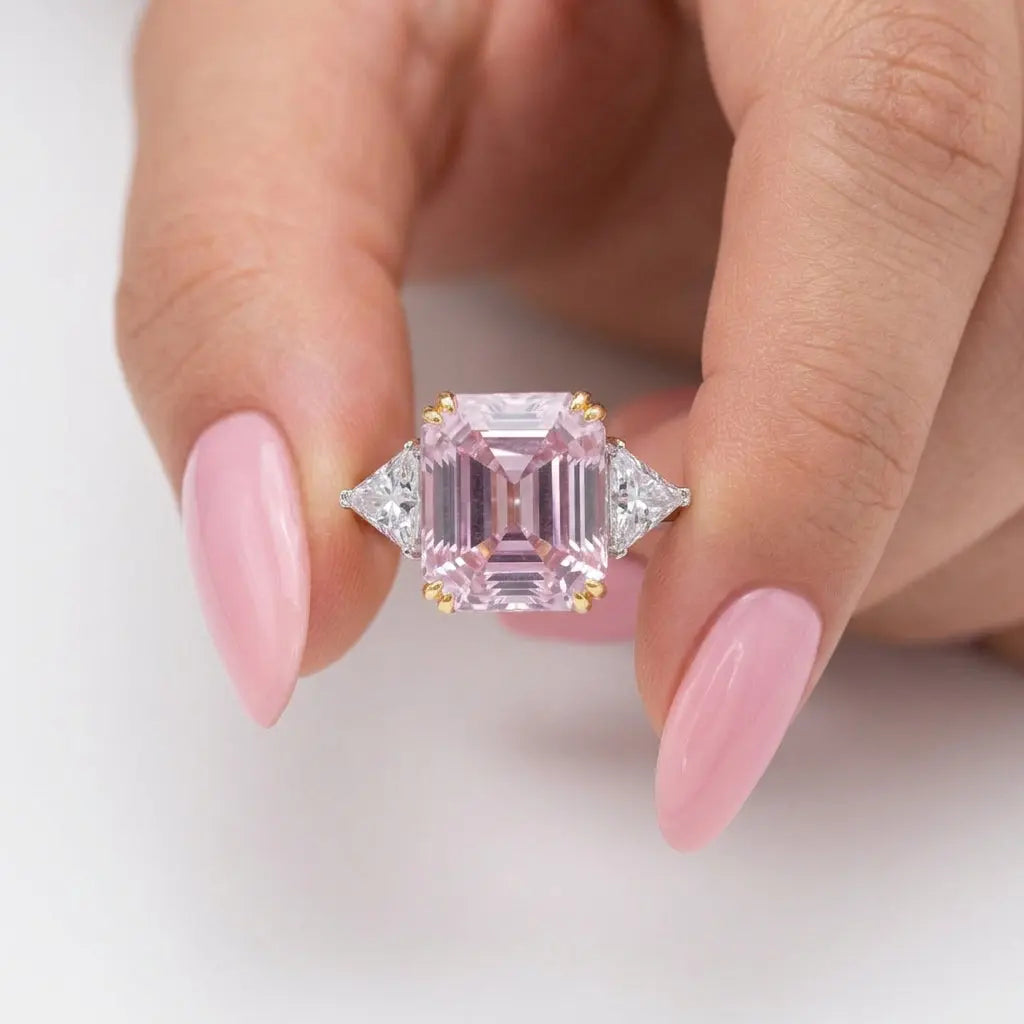 Malibu 12 Carat Argyle Pink Crystalline Ring