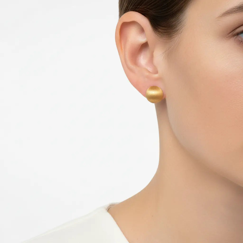 Mandala Golden Studs