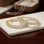 Manhattan Hoop Earrings in Yellow Gold