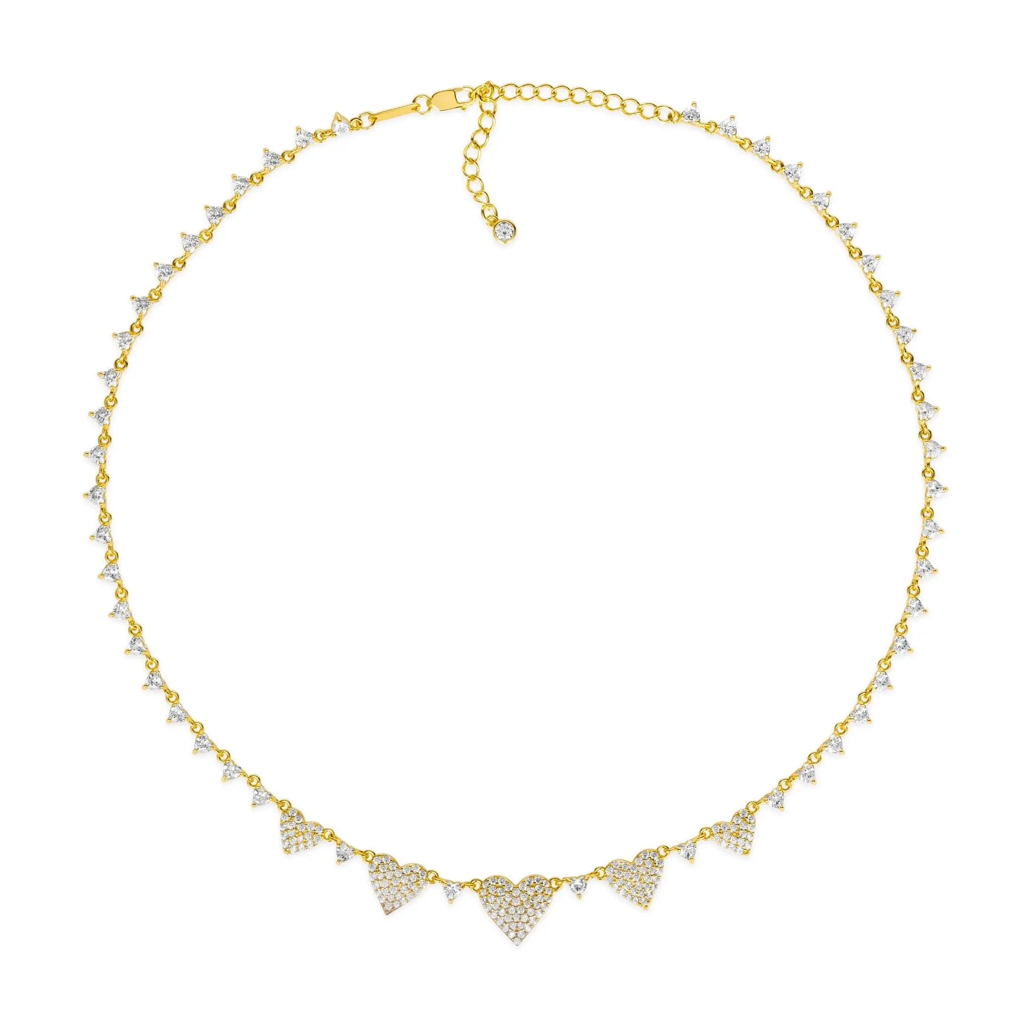 Maria Barcelona Heart Necklace in Gold