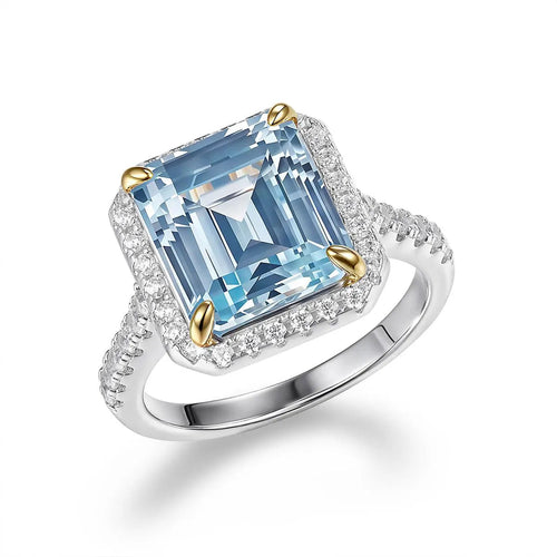 Marina Bell Ring Aquamarine