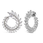 Marquise Wreath 8 Carat Earrings