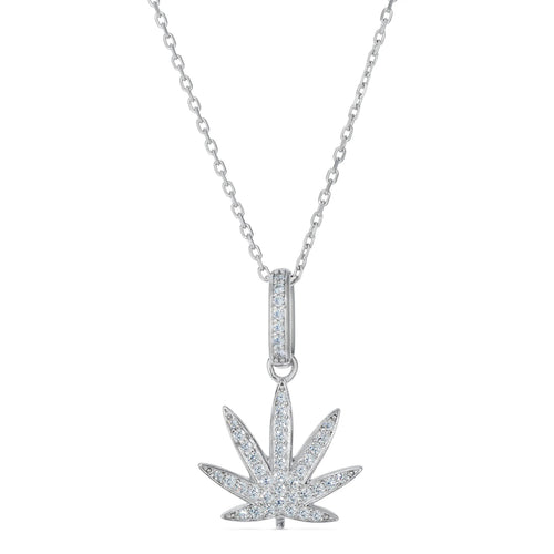 Mary Jane Necklace in Platinum