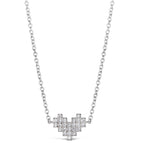 Matrix Heart Necklace