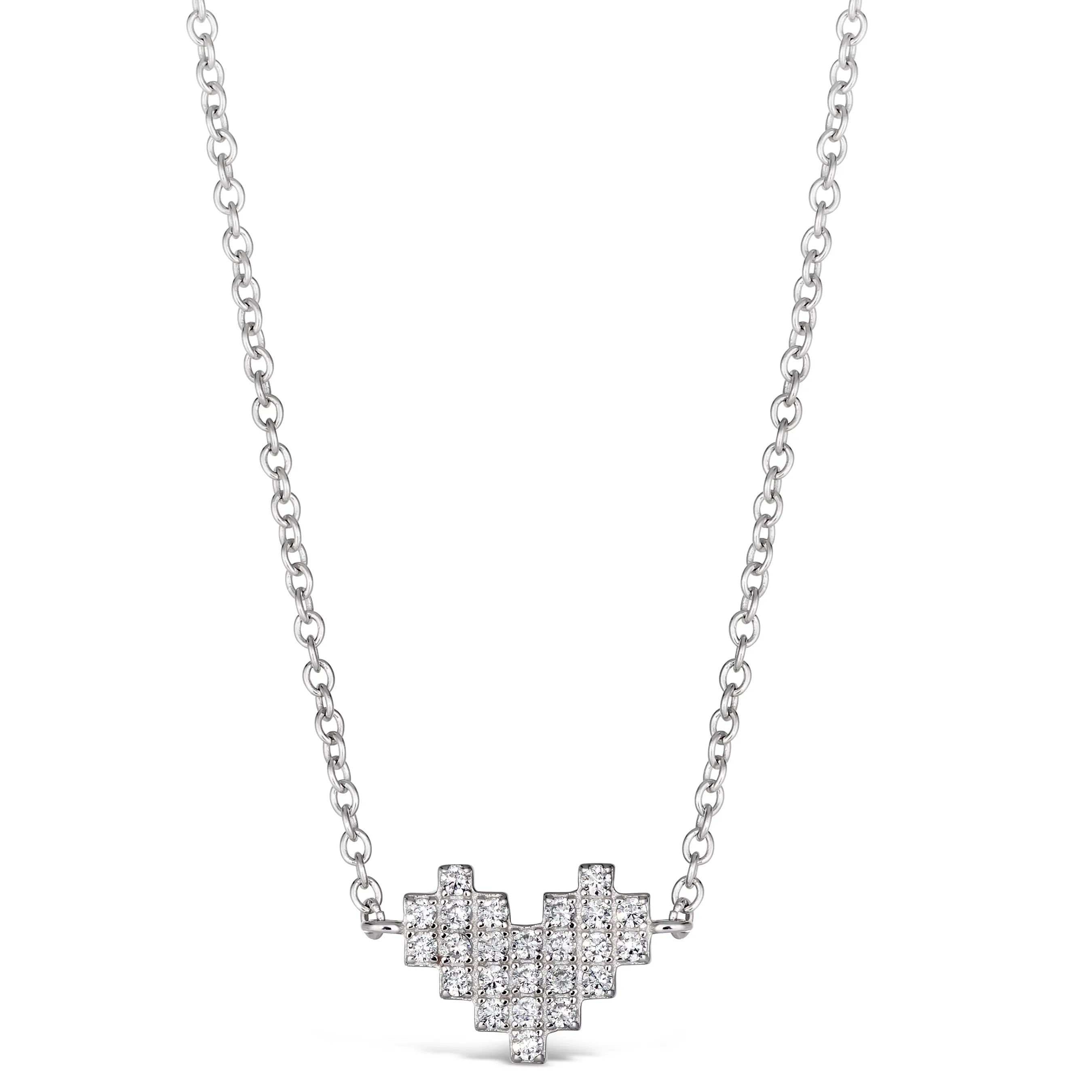 Matrix Heart Necklace