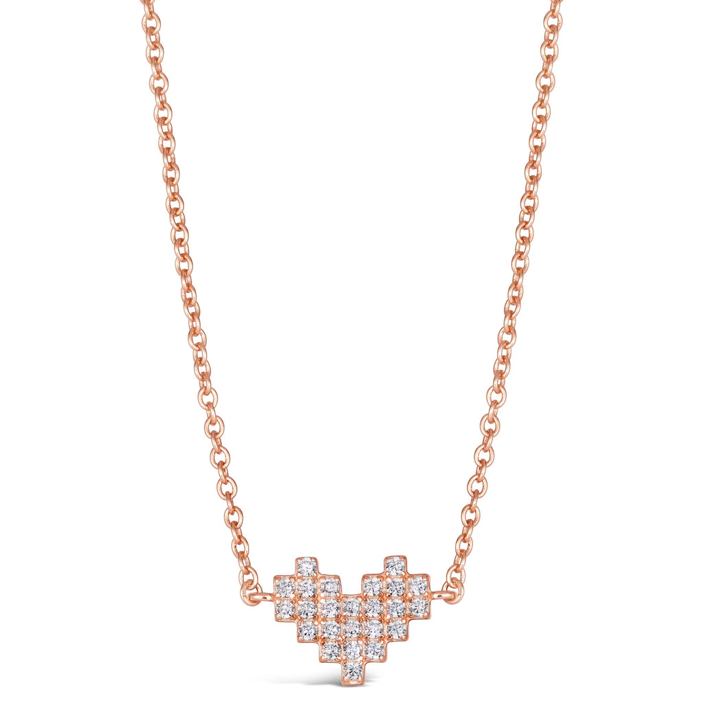 Matrix Heart Necklace