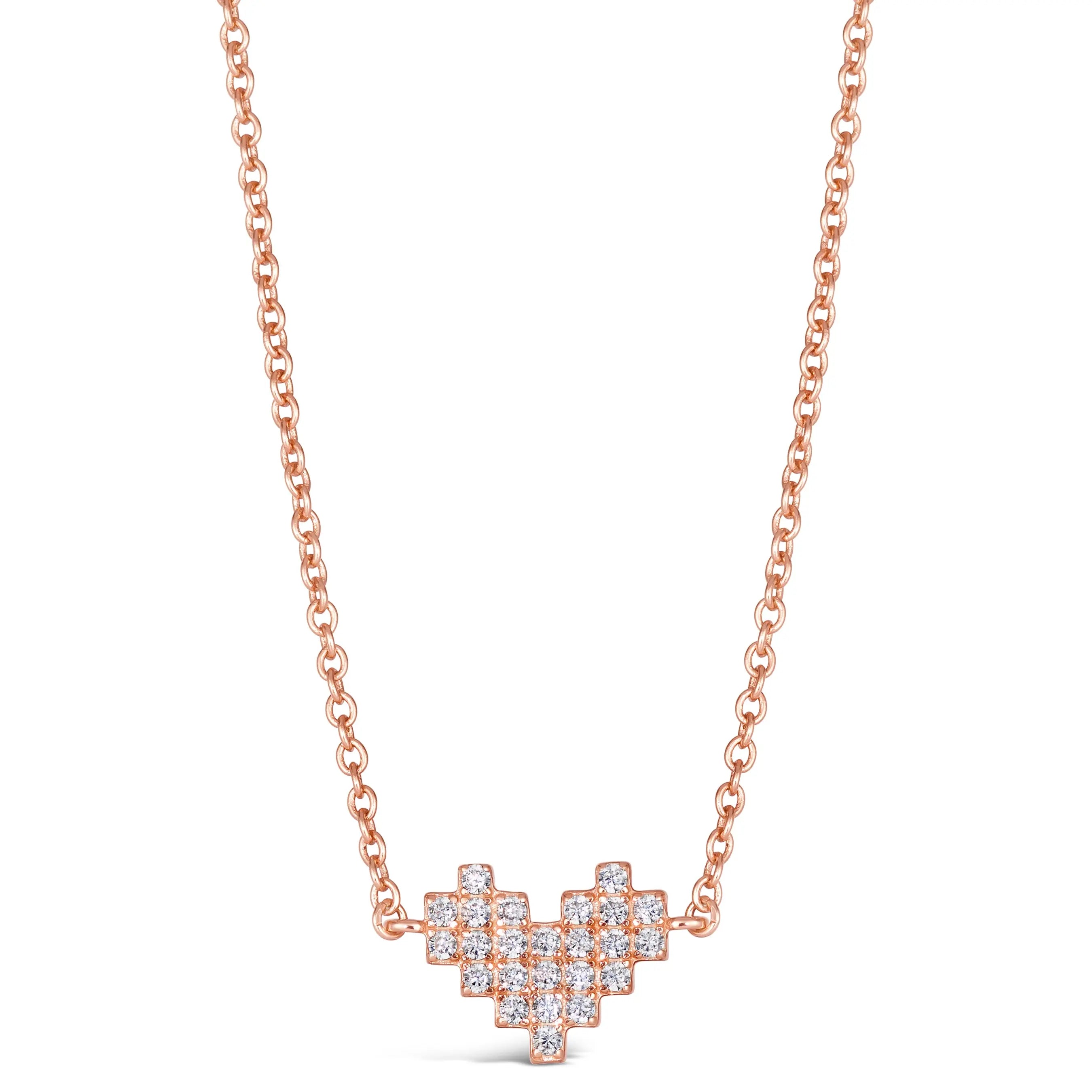 Matrix Heart Necklace