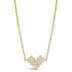 Matrix Heart Necklace