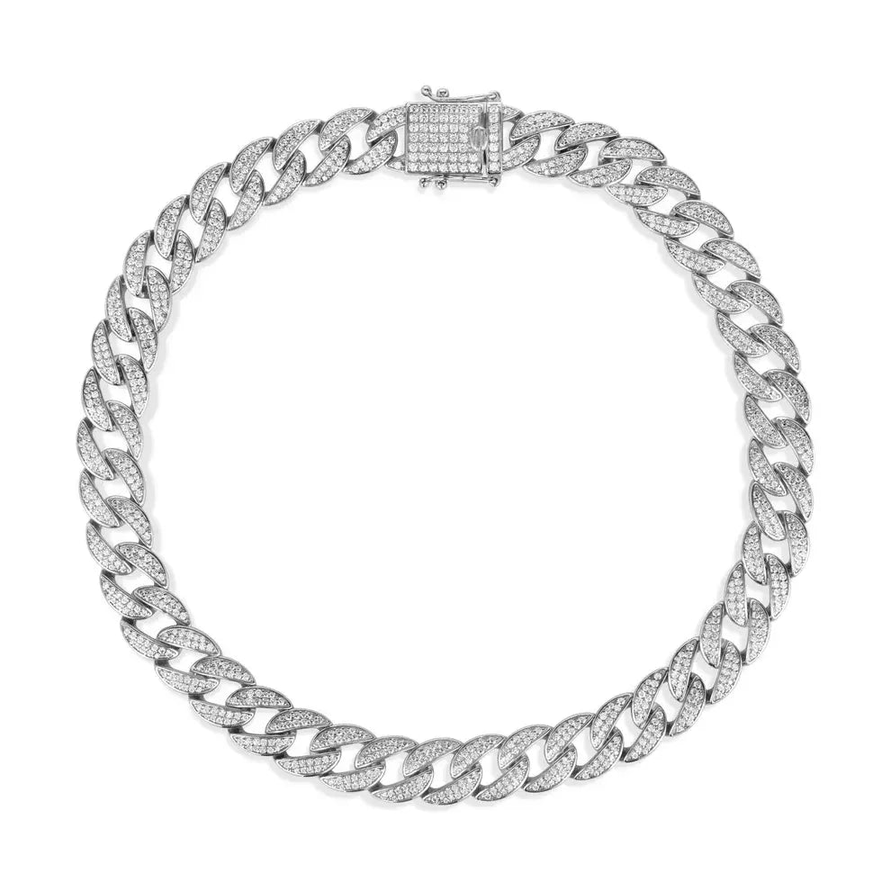 Men's 12MM Super Cuban Necklace 26 Inches