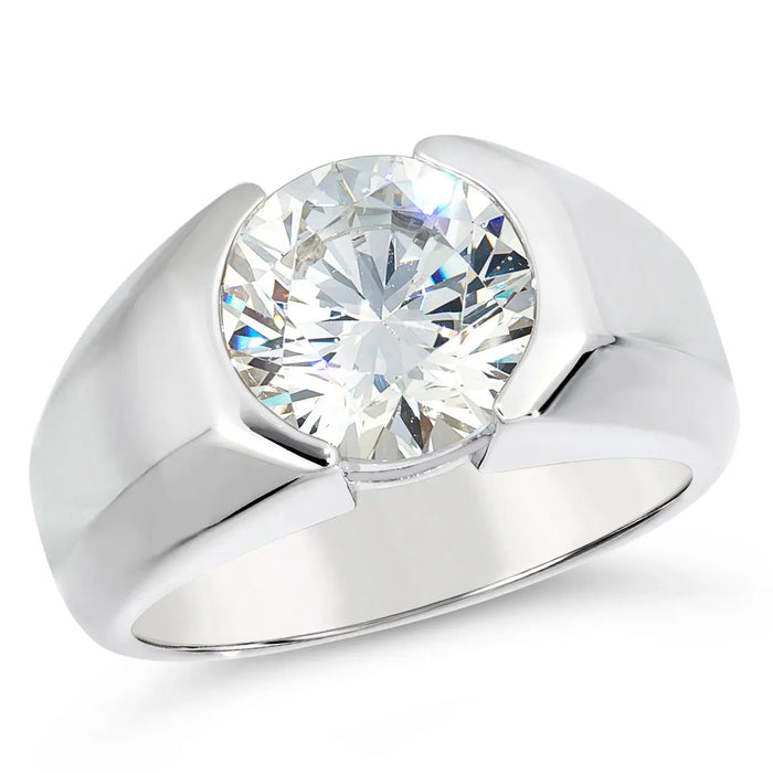 Men's 4.5ct Elon Signature Ring in Platinum
