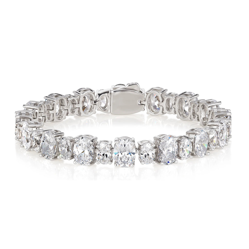 Mimi Miami Diamond Crystalline Tennis Bracelet
