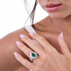 Montage Green Emerald Ring