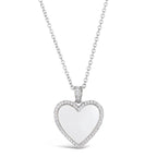 Mother of Pearl Heart Necklace