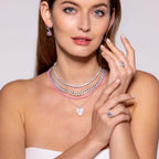 Mother of Pearl Heart Necklace