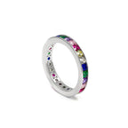 Multi Sapphire Eternity Ring