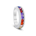 Multi Sapphire Ring by Kathy Hilton