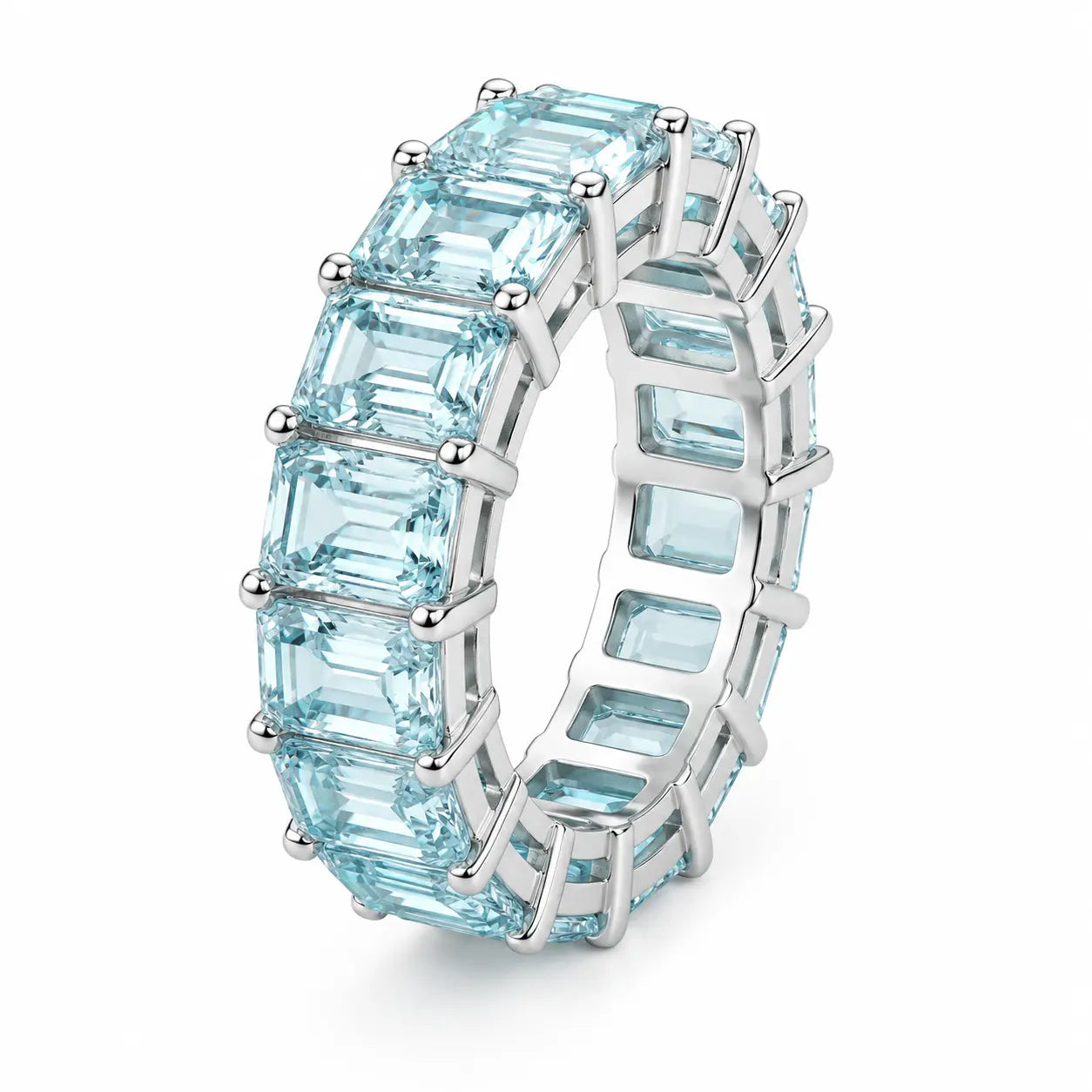 Multicolor 5 Carat Eternity Ring by Thalia