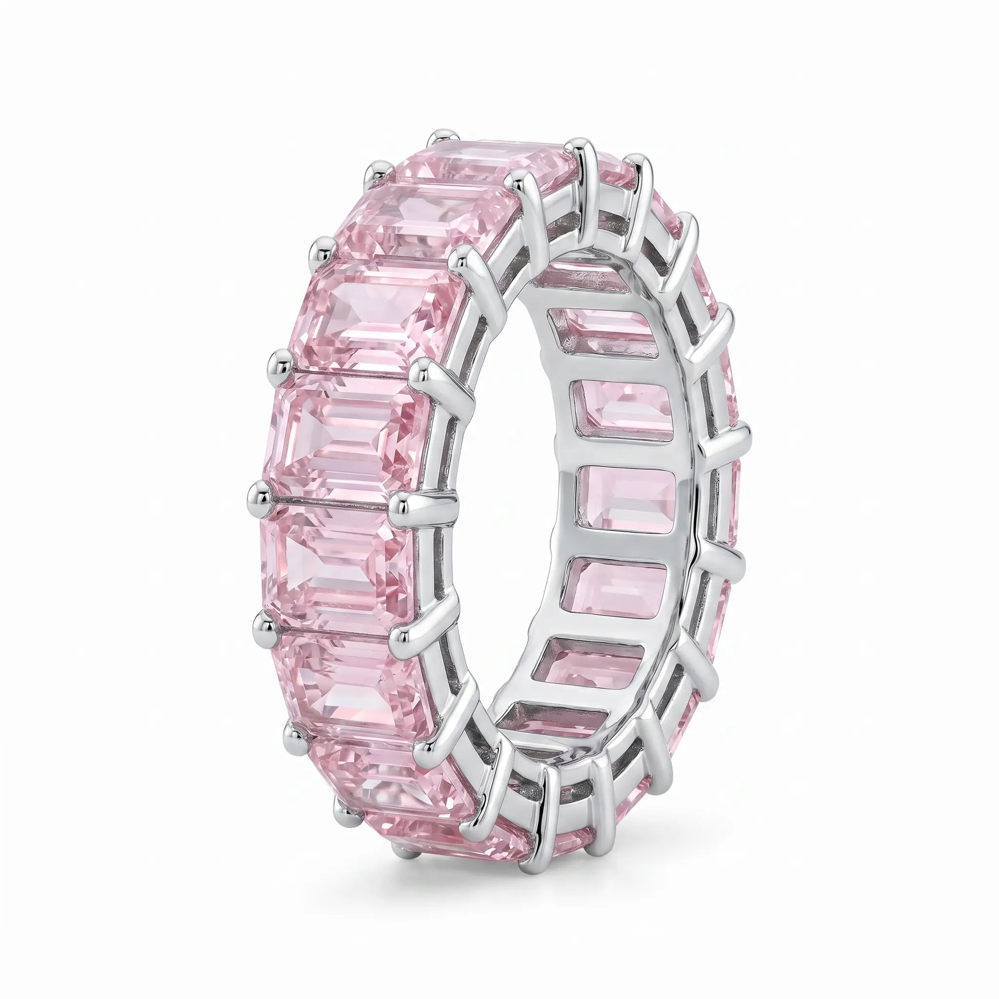 Multicolor 5 Carat Eternity Ring by Thalia