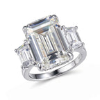 Natalie 3 Stone Ring in Diamond Crystalline
