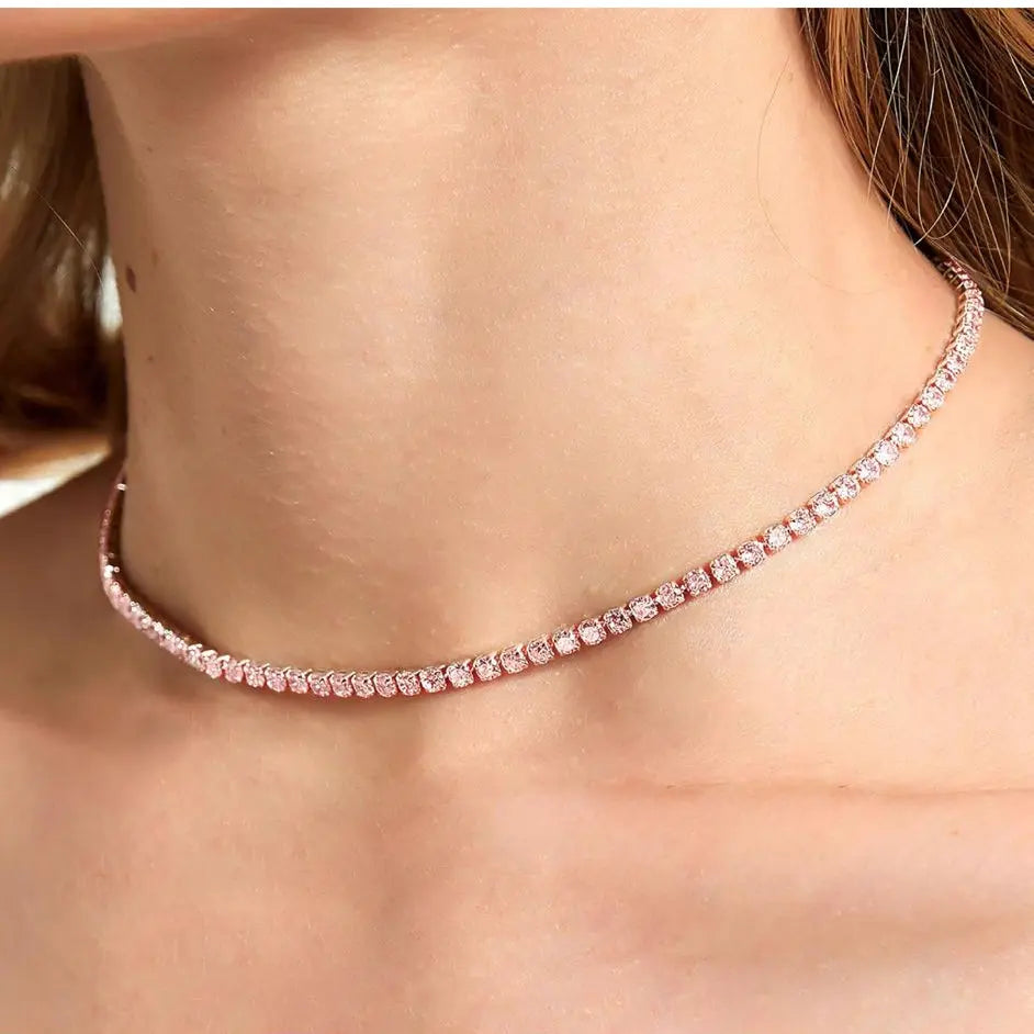 Never Flipping Bolo in Argyle Pink