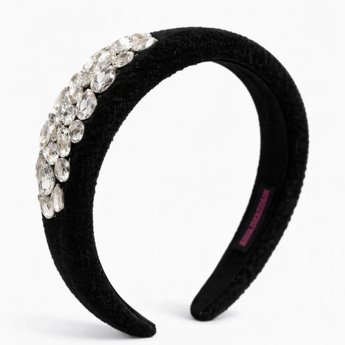Noir Crystal Headband