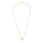 Lab Grown East West Princess Diamond Pendant