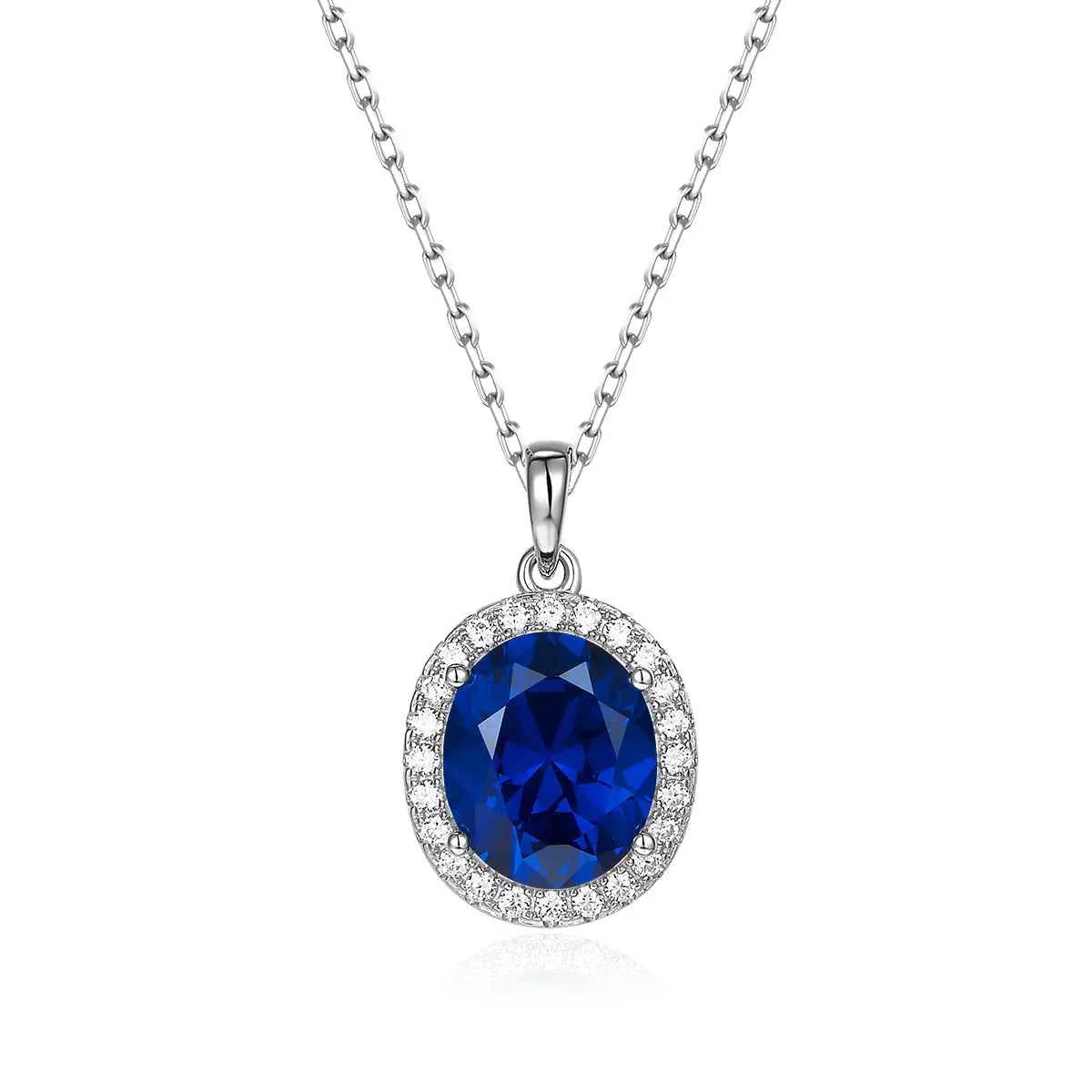 Oleander Necklace in Blue Sapphire