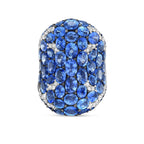 Oval Sapphire Diamond Fashion Ring