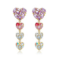 Palermo Hearts Drop Earrings
