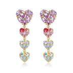 Palermo Hearts Drop Earrings