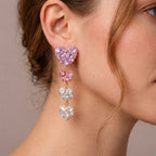 Palermo Hearts Drop Earrings